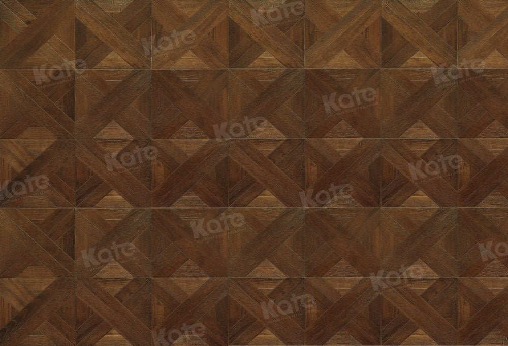 Kate Dark Brown Diamond Floor Backdrop Designed by Kate Image