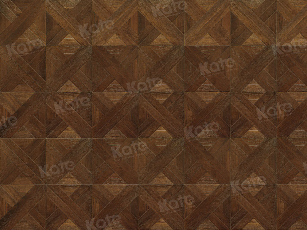 Kate Dark Brown Diamond Floor Backdrop Designed by Kate Image