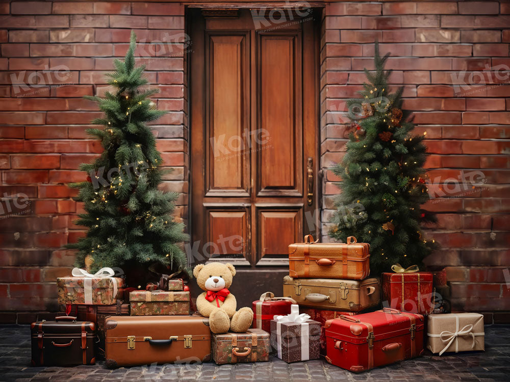 Kate Christmas Decorate Tree Gifts Window Backdrop Designed by Emetselch