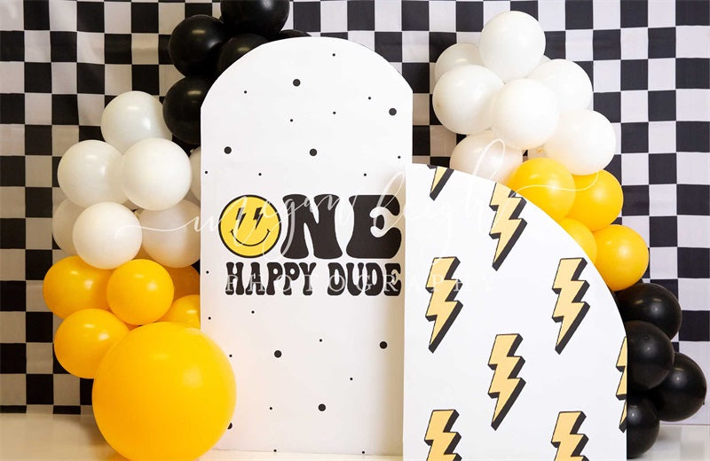 Kate One Happy Dude Backdrop Designed by Megan Leigh Photography