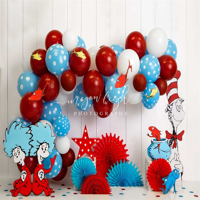 Kate Thing 1 Thing Balloon Backdrop Designed by Megan Leigh Photography