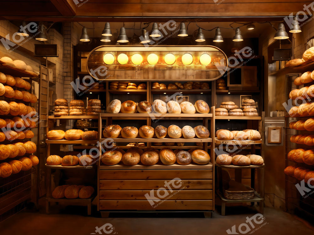 Kate Wooden Electric Lamp Bread Room Backdrop Designed by Emetselch