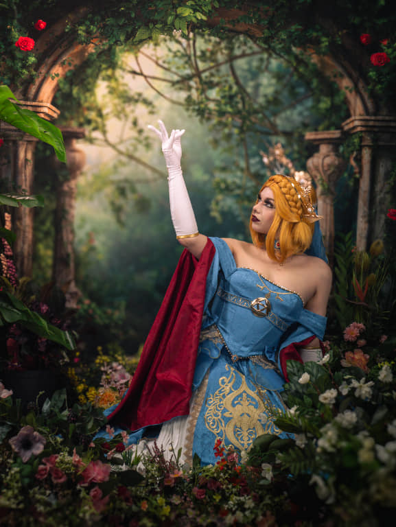 Boschetto di Primavera con Archi di Fiori Verdi Realizzato da Chain Photography