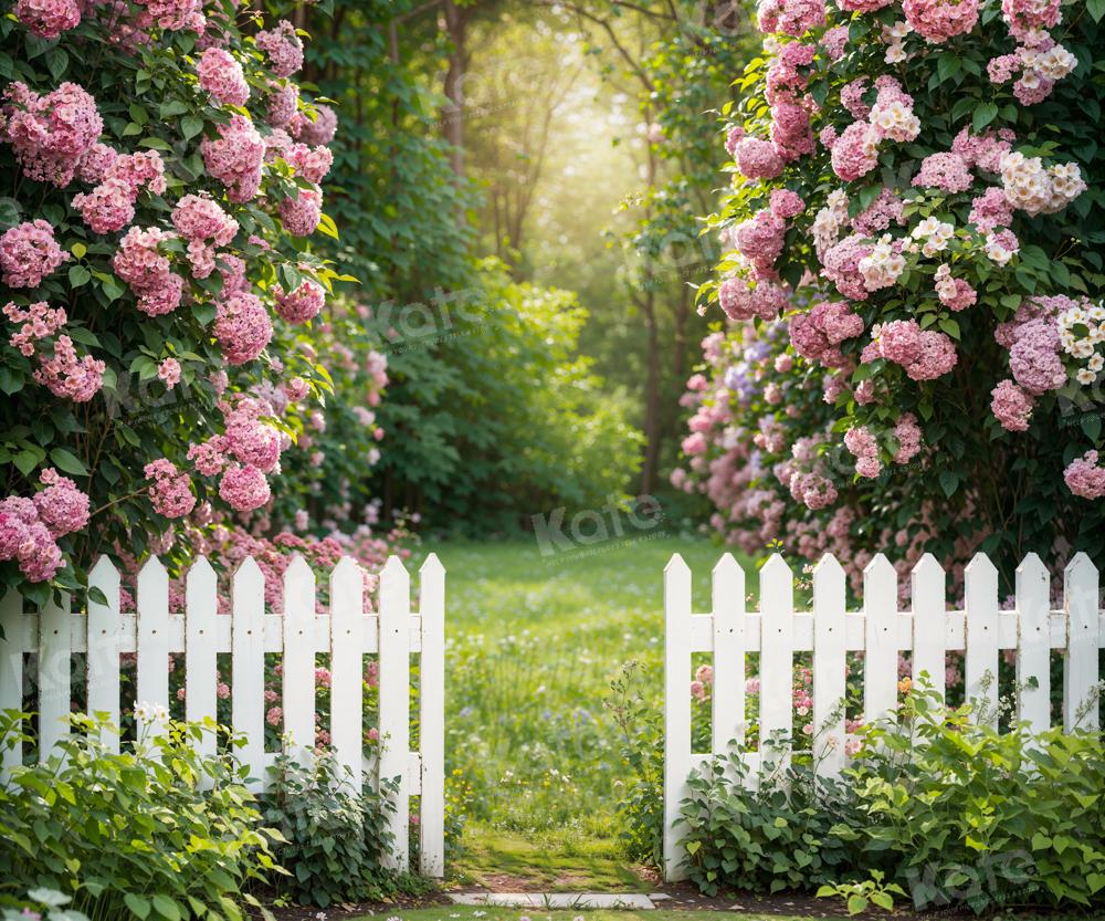 Kate Spring Outdoor Flower Fence Backdrop for Photography