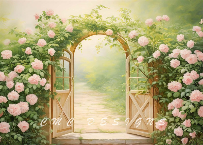 Kate Spring Secret Garden Backdrop Designed by Candice Compton