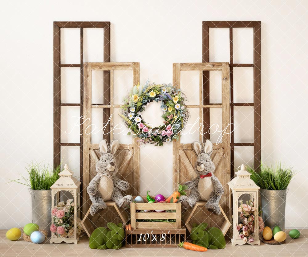 Kate Easter Egg Peter Rabbit Wreath Backdrop Designed by Emetselch