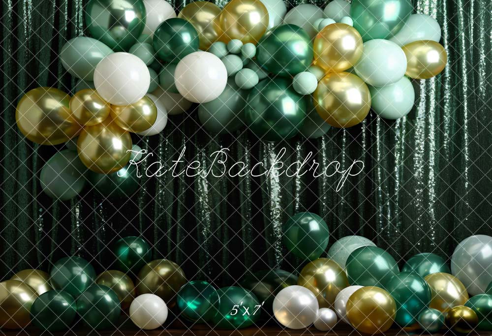 Kate Green Balloon Wall Backdrop Designed by Chain Photography