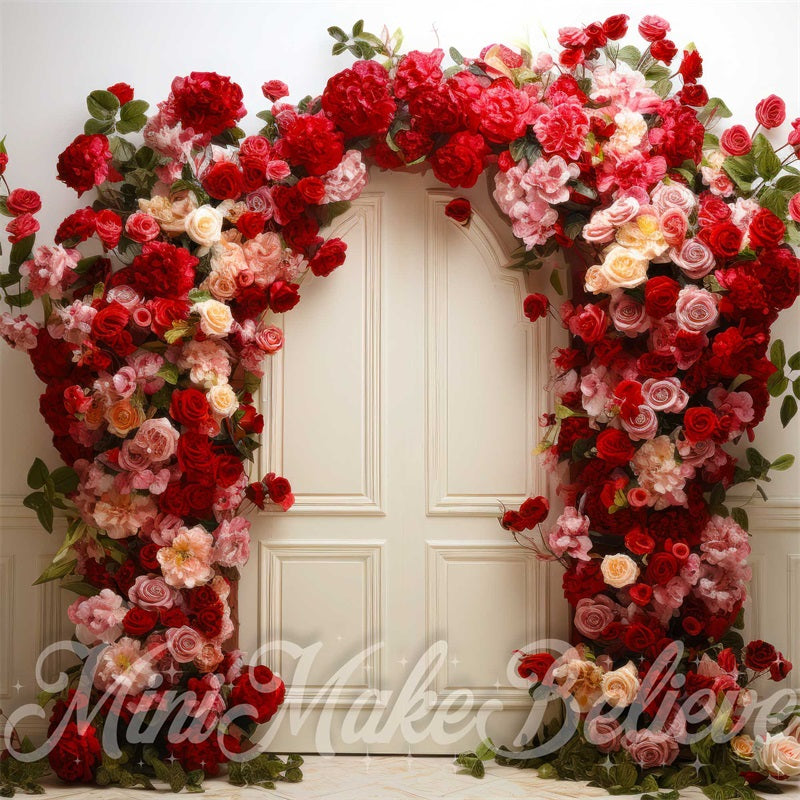 Kate Valentine's Day Rose Interior Wall Backdrop Designed by Mini MakeBelieve