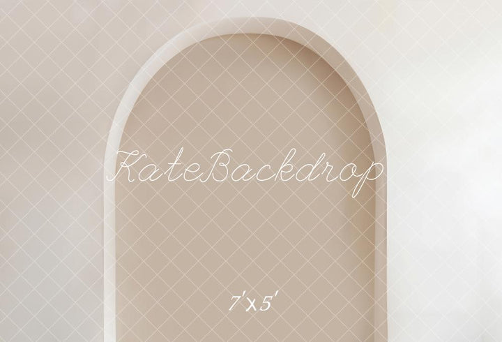 Kate Beige Art Arch Wall Studio Printed Backdrop Designed by Kate Image