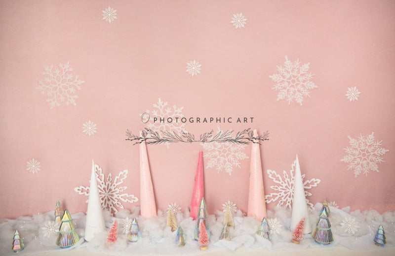 Kate Sparkly Winter Backdrop for Photography Designed by Jenna Onyia