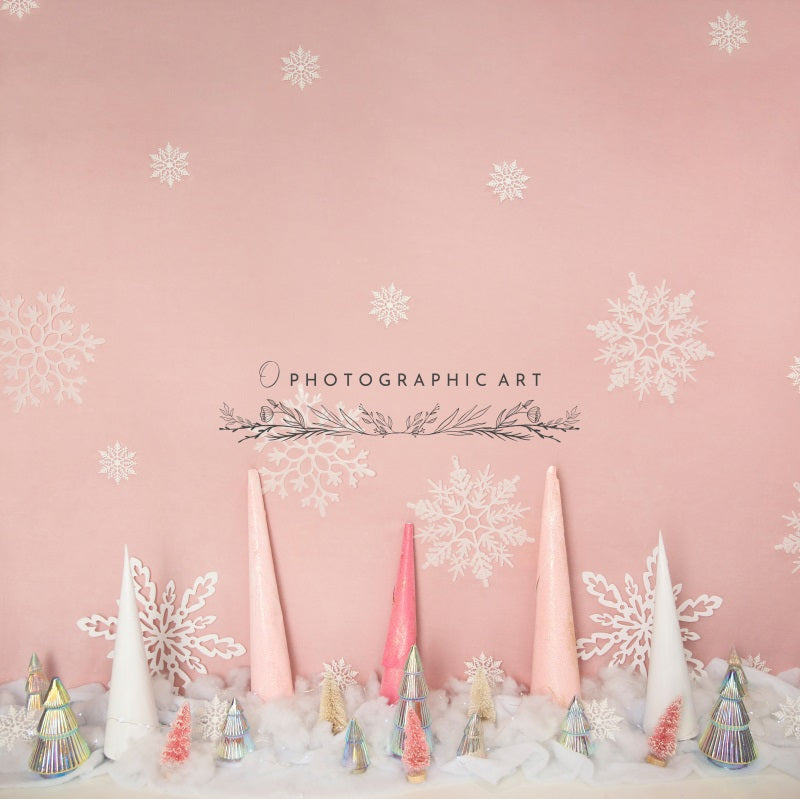 Kate Sparkly Winter Backdrop for Photography Designed by Jenna Onyia