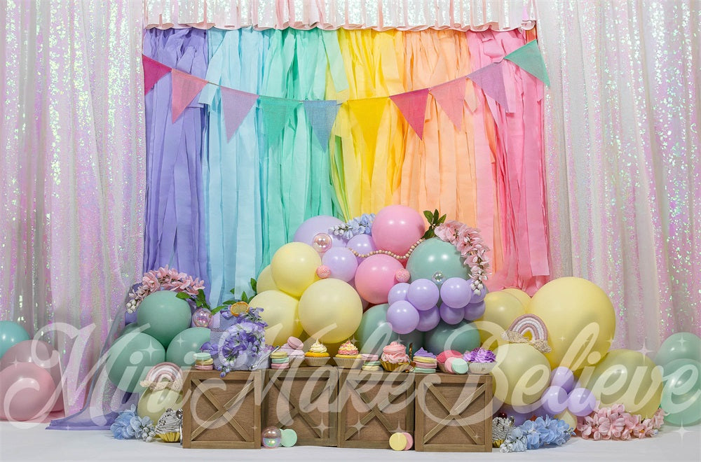 Kate Spring Birthday Party Backdrop Designed by Mini MakeBelieve