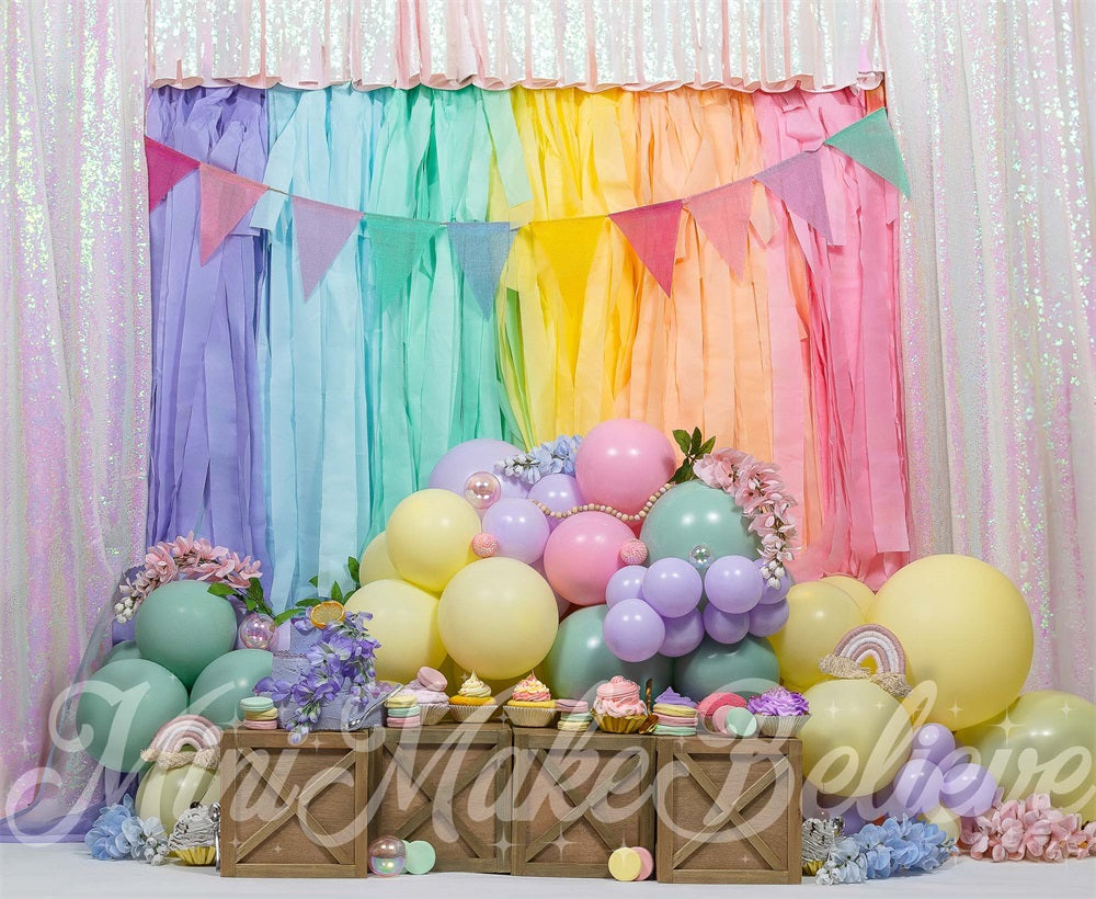 Kate Spring Birthday Party Backdrop Designed by Mini MakeBelieve