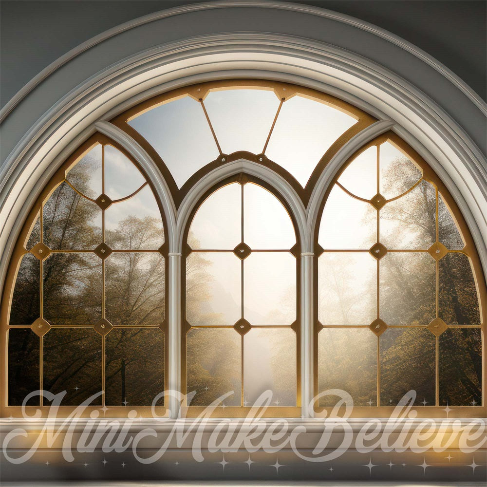 Kate Interior Window Steampunk Backdrop Designed by Mini MakeBelieve