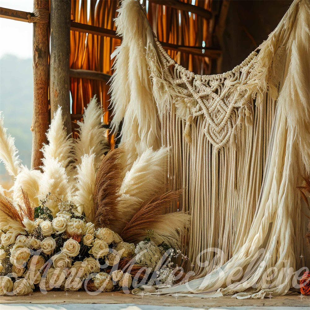 Fondo d'Interni in Stile Boho Macrame per Fattoria con Design di Mini MakeBelieve