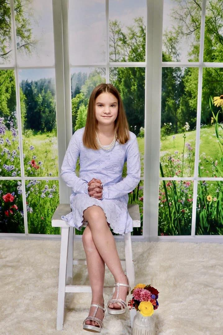Kate Spring Window Scenery Printed Backdrop Designed by Emetselch