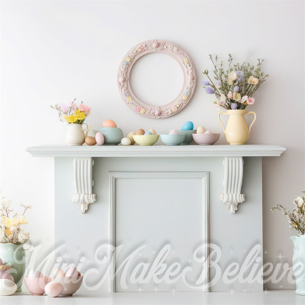 Kate Interior Easter Fireplace Backdrop Designed by Mini MakeBelieve