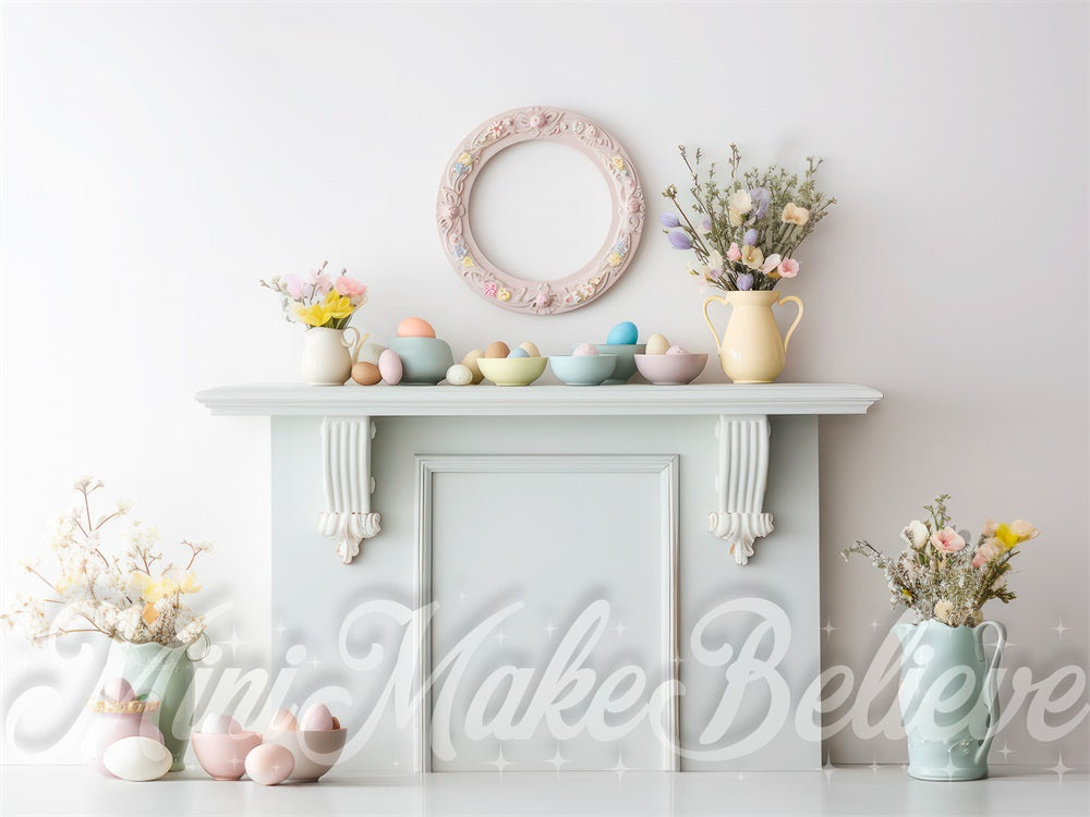 Kate Interior Easter Fireplace Backdrop Designed by Mini MakeBelieve