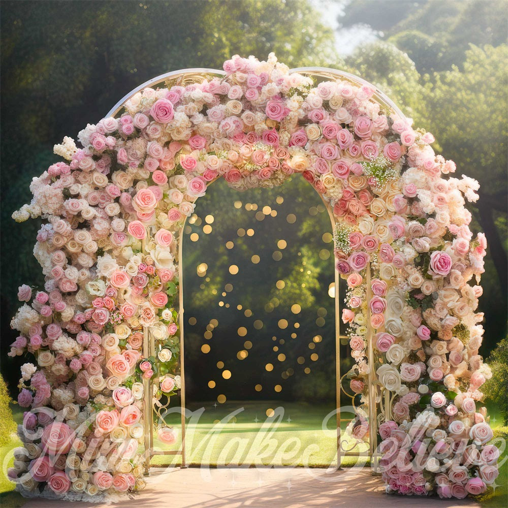 Kate Spring Rose Arch Backdrop Designed by Mini MakeBelieve