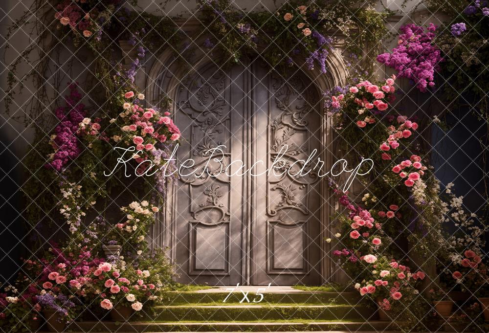 Kate Spring Flowers Metal Arch Backdrop Designed by Emetselch
