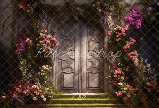 Arco de Metal de Fondo de Flores de Primavera diseñado por Emetselch