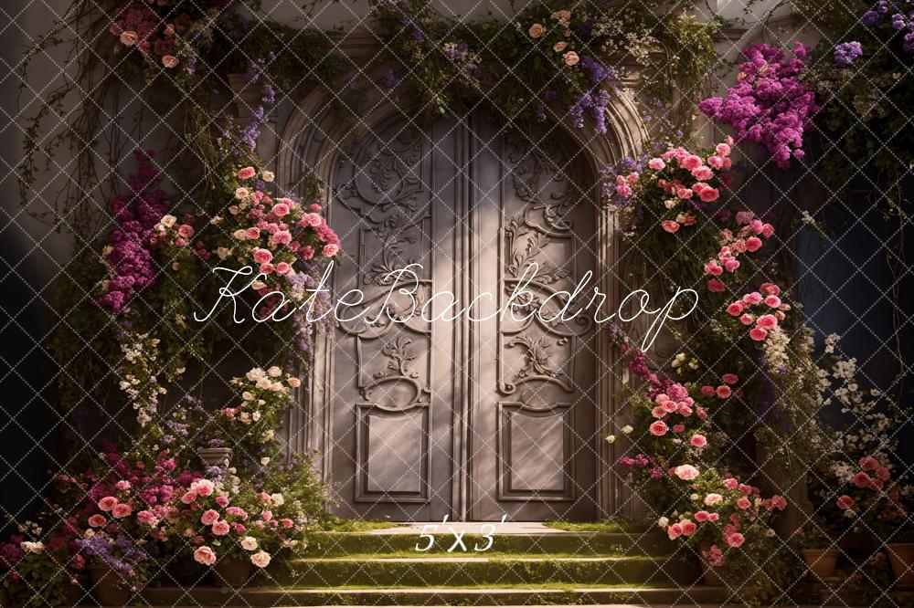 Kate Spring Flowers Metal Arch Backdrop Designed by Emetselch