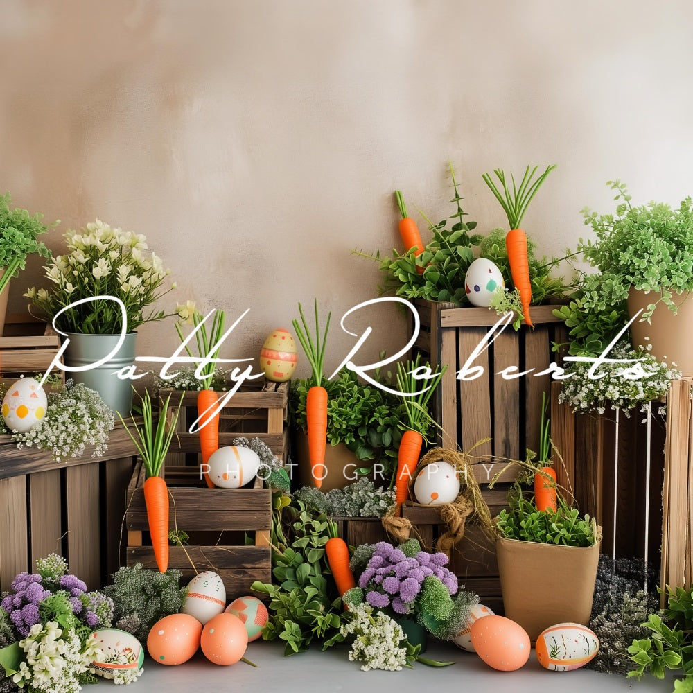 Kate Easter Carrot Market Backdrop Designed by Patty Robert