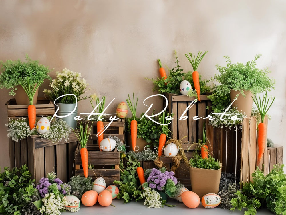 Kate Easter Carrot Market Backdrop Designed by Patty Robert