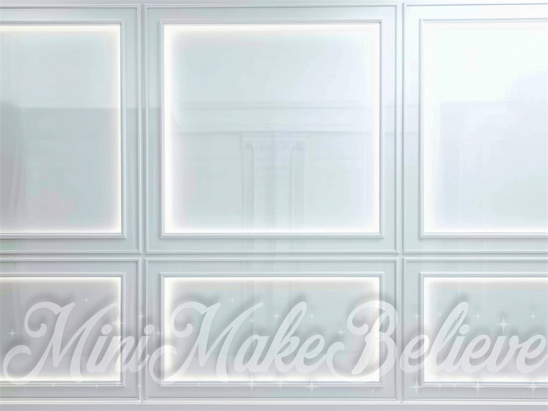 Elegant Frosted Glass Panel Backdrop
