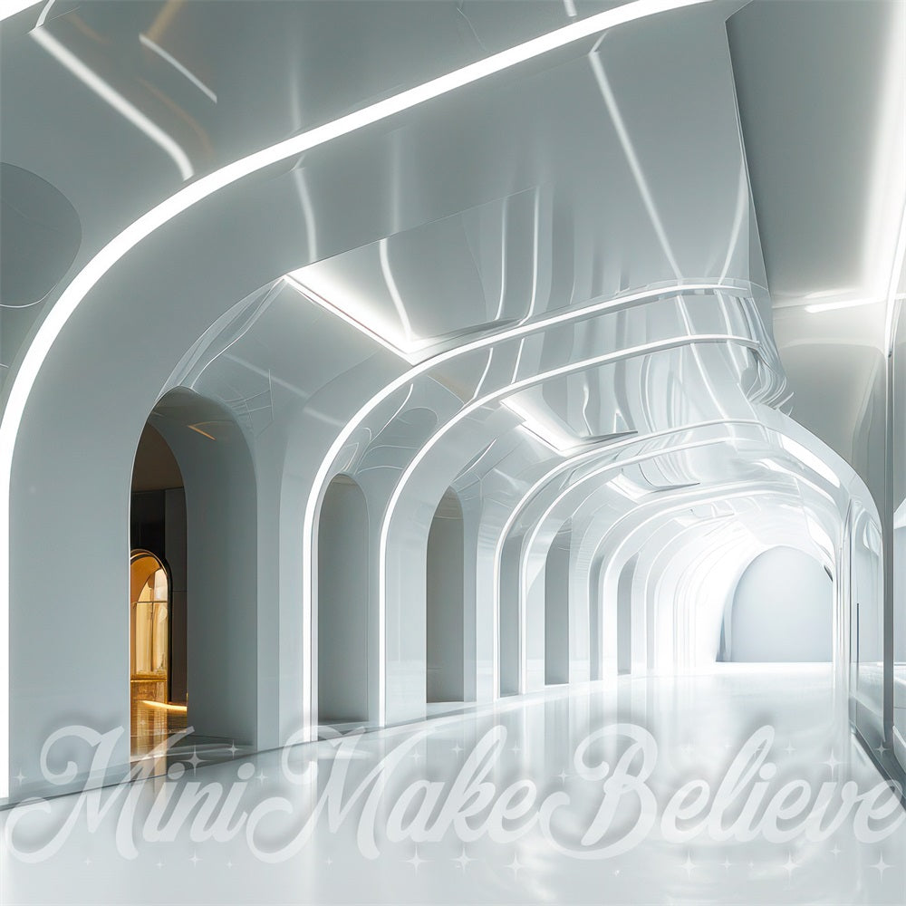 Kate Interior Spaceship Corridor Backdrop Designed by Mini MakeBelieve