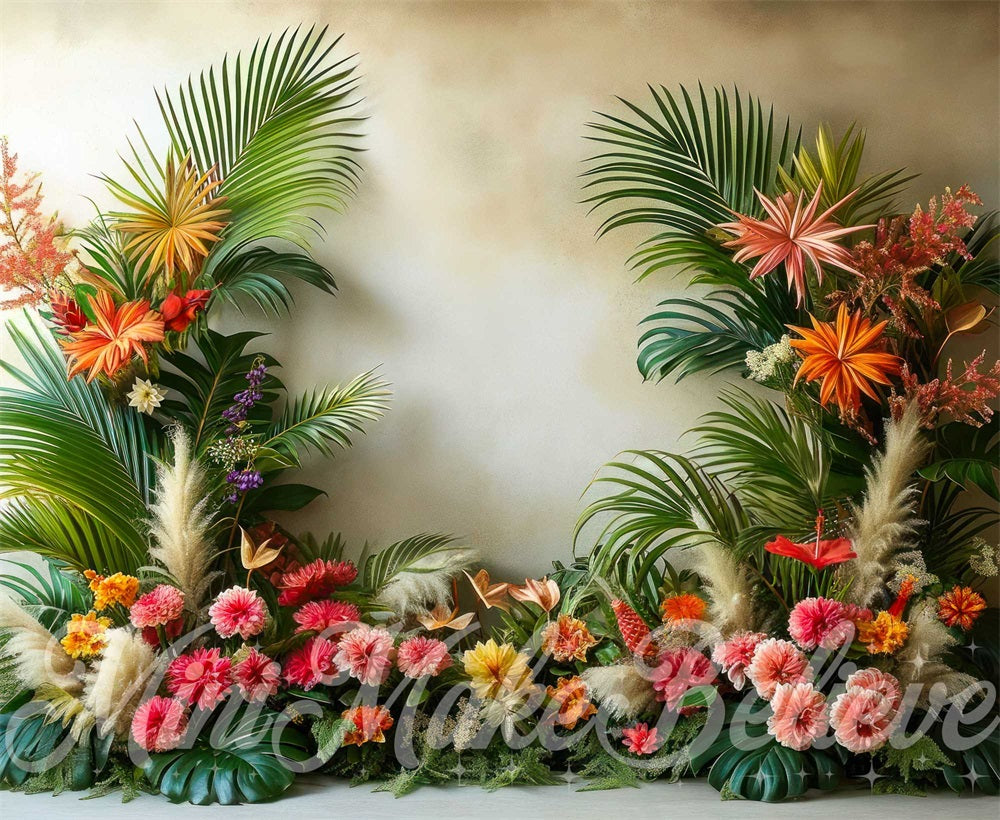Kate Summer Fine Art Floral Arch Backdrop Designed by Mini MakeBelieve