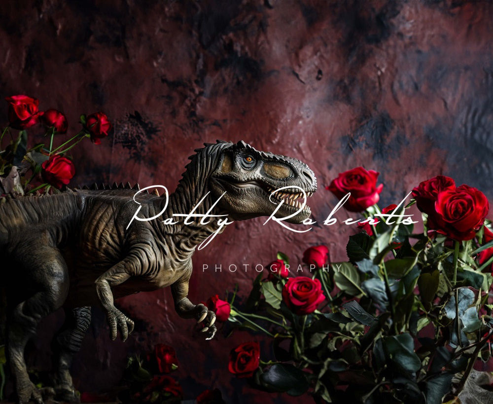 Kate Valentines Day T-rex Backdrop Designed by Patty Robert