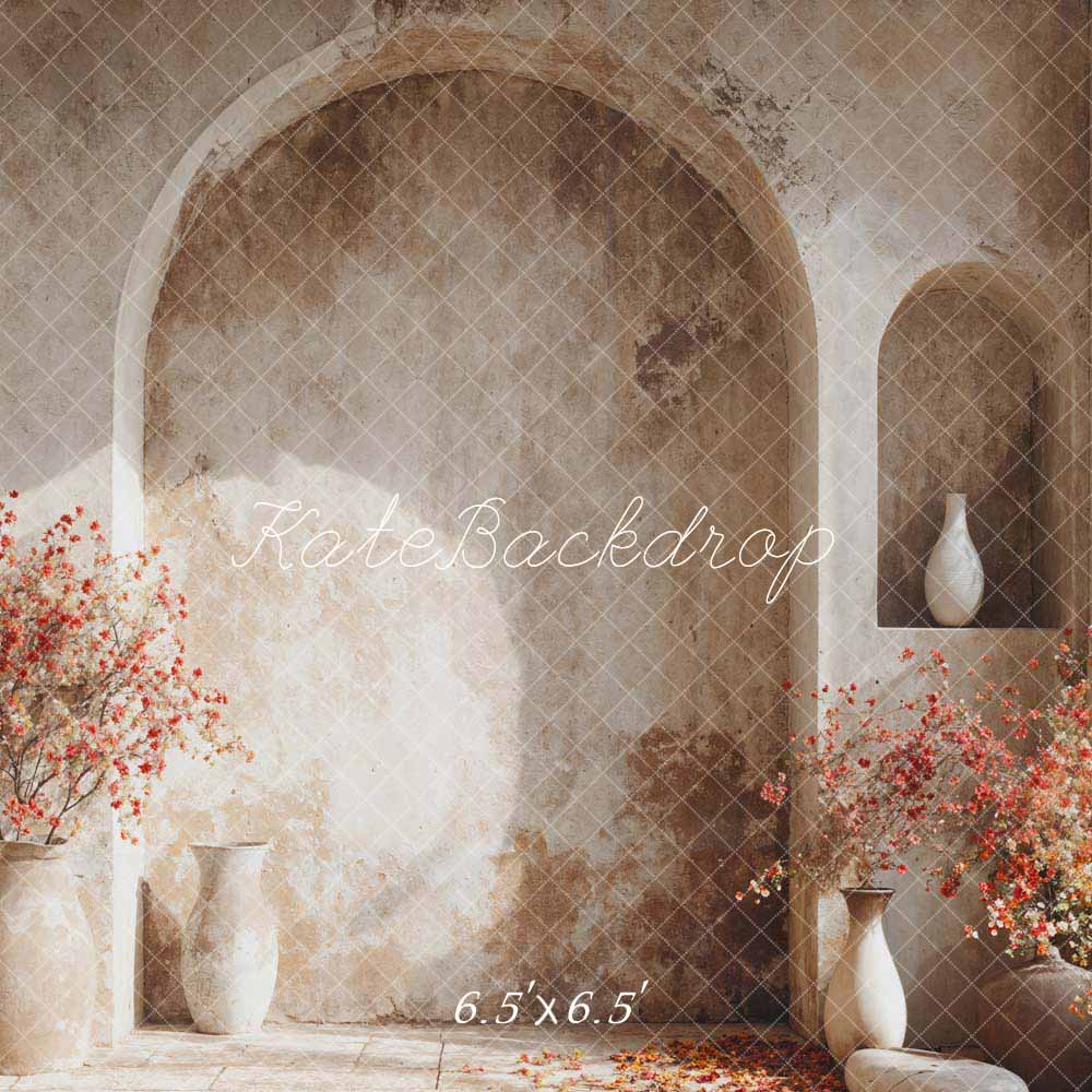 Kate Spring Modern Style Flower Pot Arch Wall Backdrop Designed by Emetselch