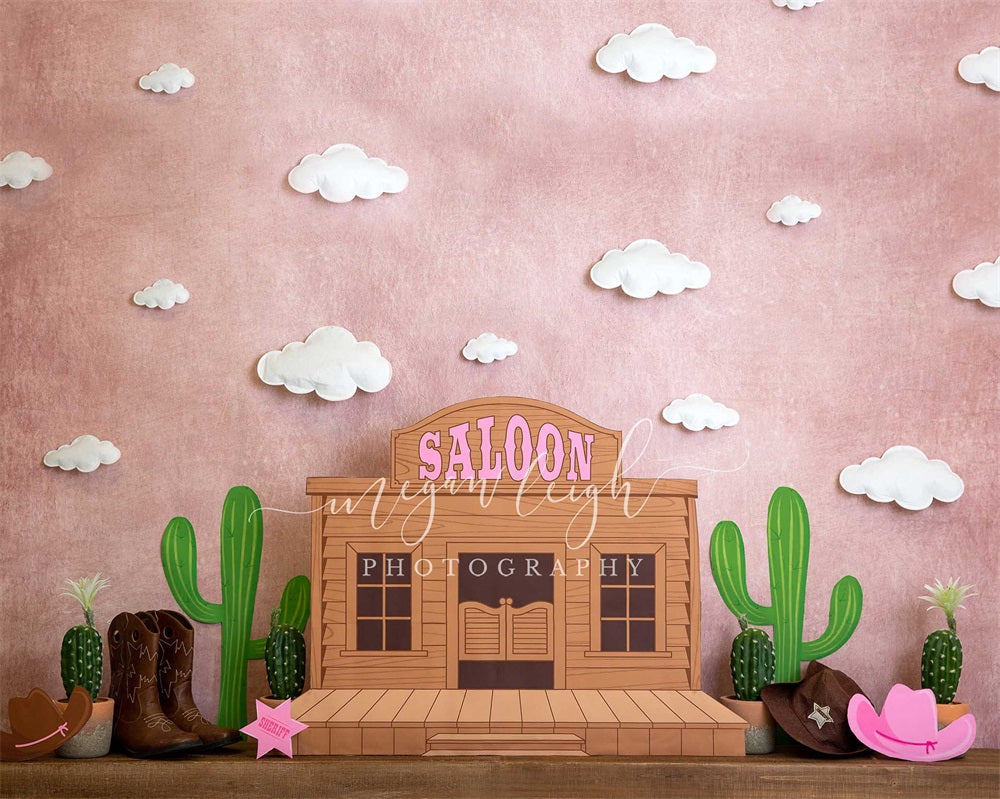 Kate Cowgirl Saloon Backdrop Designed by Megan Leigh Photography