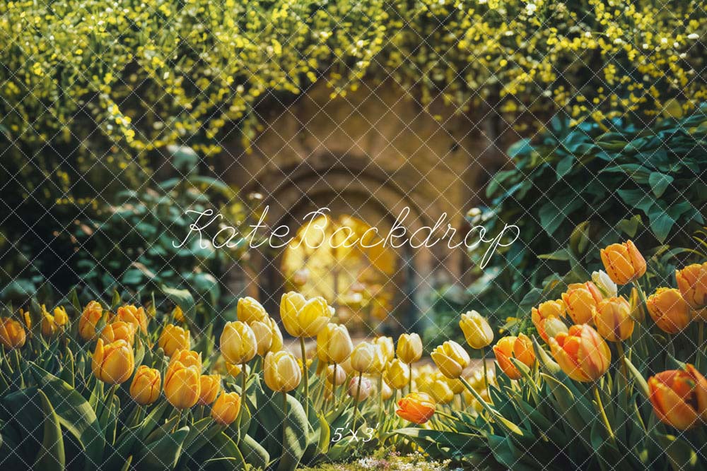 Kate Spring Tulip Field Backdrop Designed by Emetselch