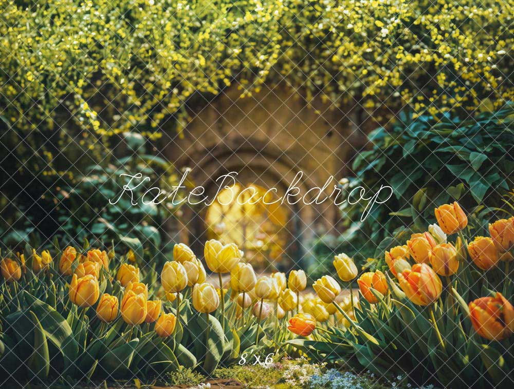 Kate Spring Tulip Field Backdrop Designed by Emetselch