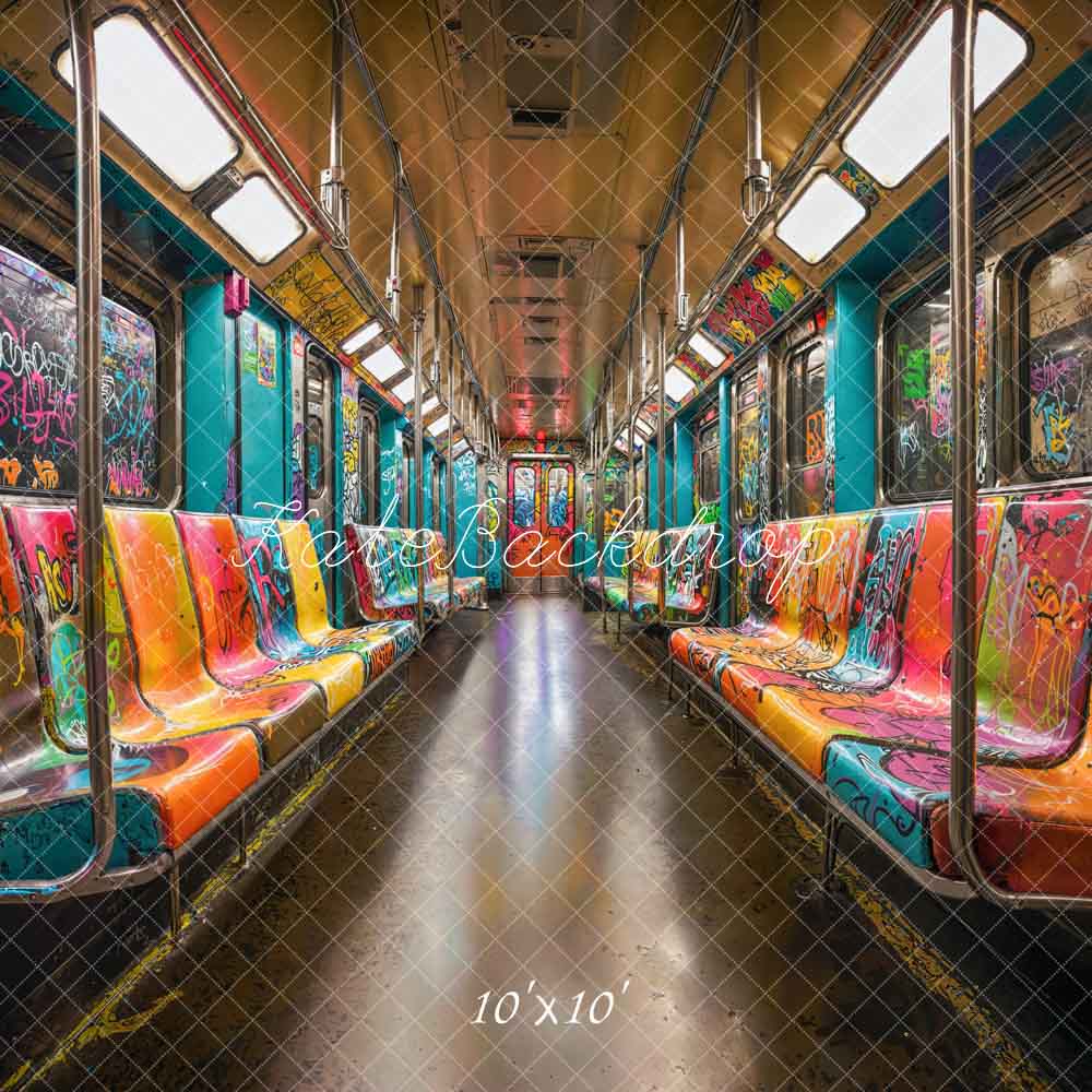 Sfondo creativo con graffiti metropolitani progettato da Emetselch