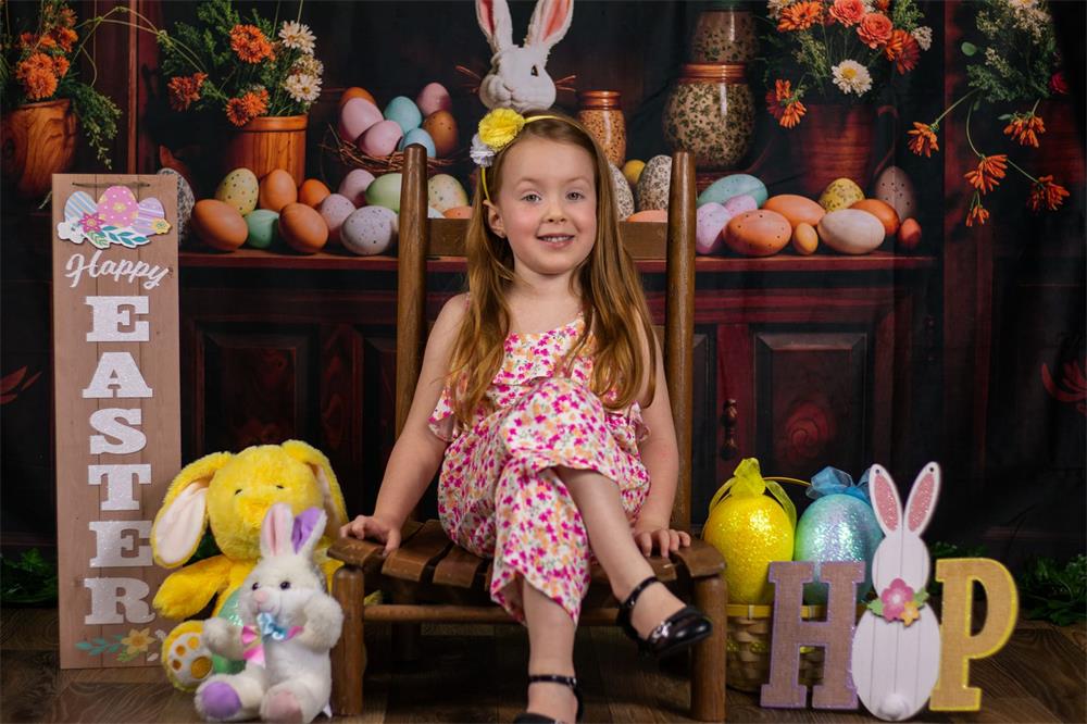 Kate Easter Egg Bunny Cupboard Backdrop Designed by Emetselch