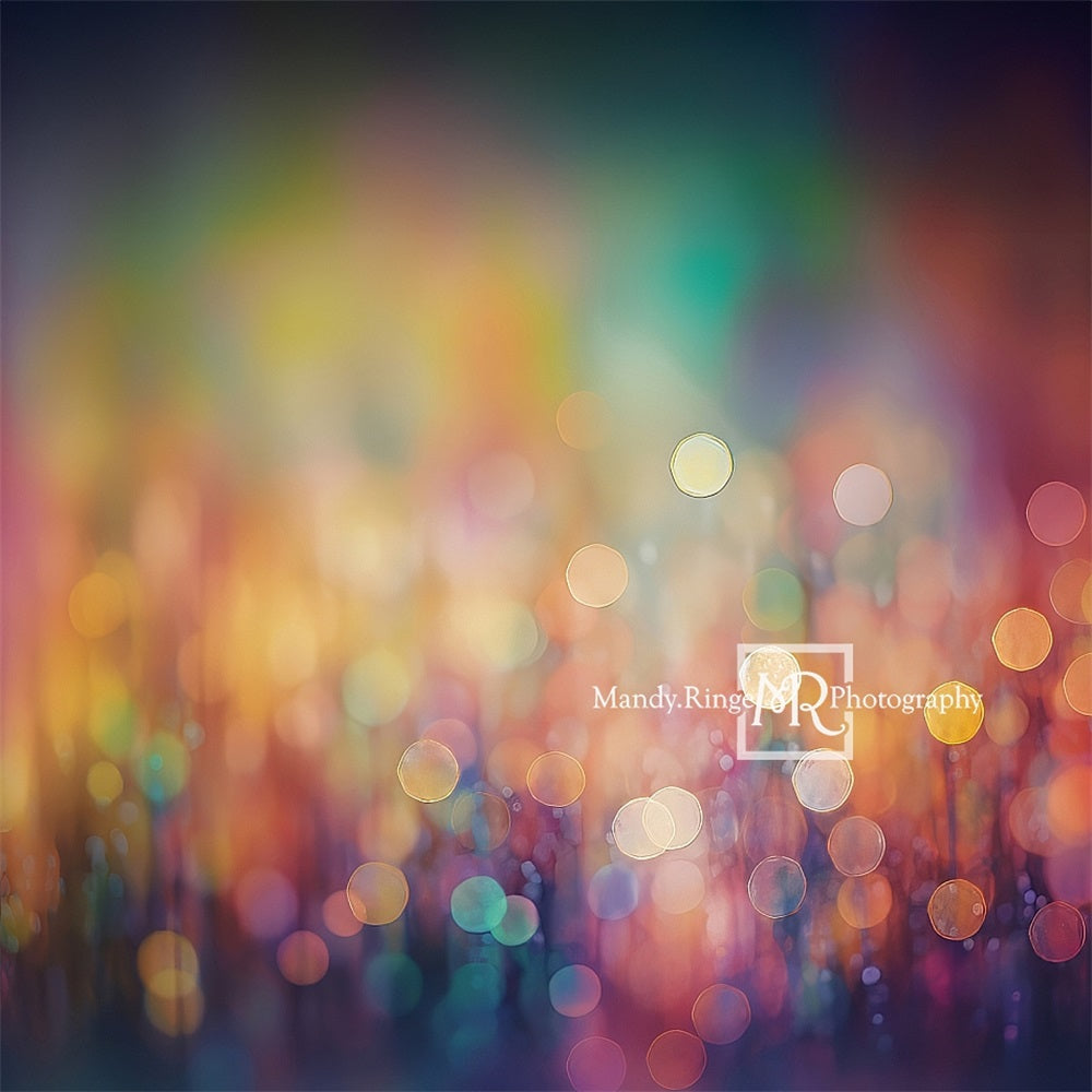 Kate Rainbow Bokeh Backdrop Designed by Mandy Ringe Photography