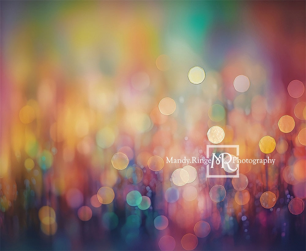Kate Rainbow Bokeh Backdrop Designed by Mandy Ringe Photography