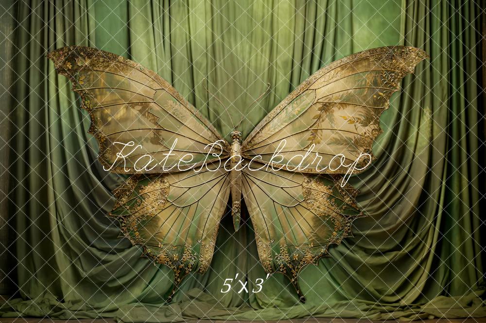 Kate Green Butterfly Curtains Backdrop Designed by Chain Photography