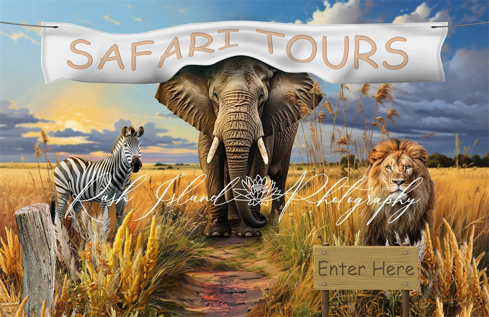 Kate Fall African Safari Backdrop Designed by Laura Bybee