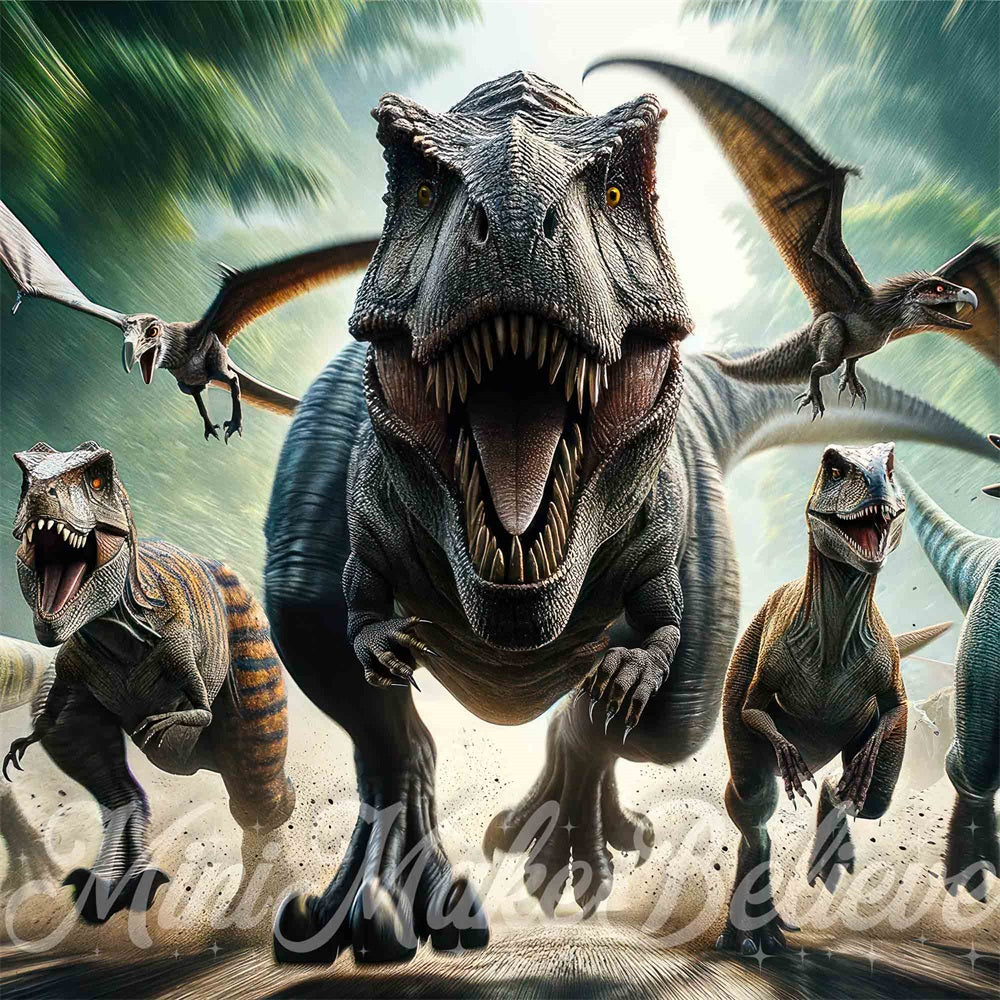 Kate Dinos Charge Backdrop Designed by Mini MakeBelieve