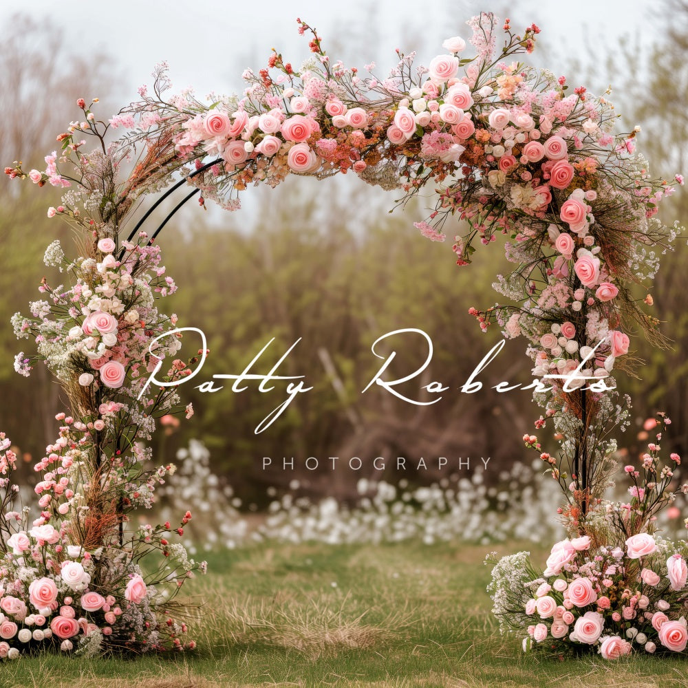 Kate Spring Wedding Arch Backdrop Designed by Patty Robert