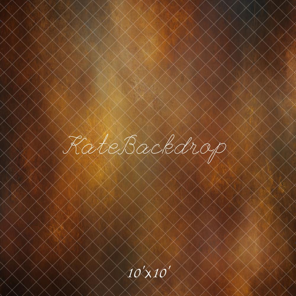 Kate Abstract Dark Brown Orange Strong Texture Backdrop Designed by Kate Image