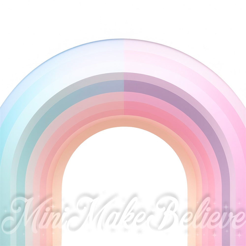 Kate 3D Colorful Rainbow Arch Backdrop Designed by Mini MakeBelieve