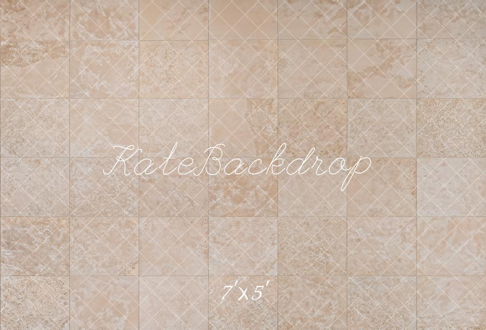 Kate Brown Grid Tile Floor Backdrop Designed by Emetselch
