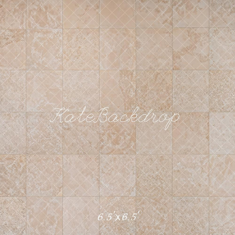Neutral Beige Textured Tile Backdrop