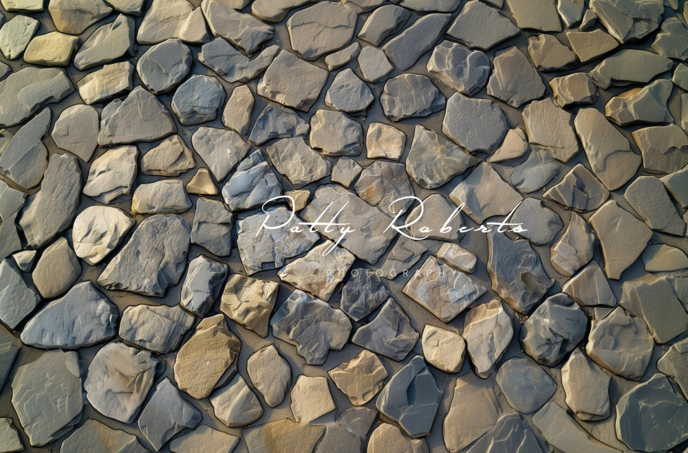 Kate Brown Pebble Stone Backdrop Designed by Patty Robert