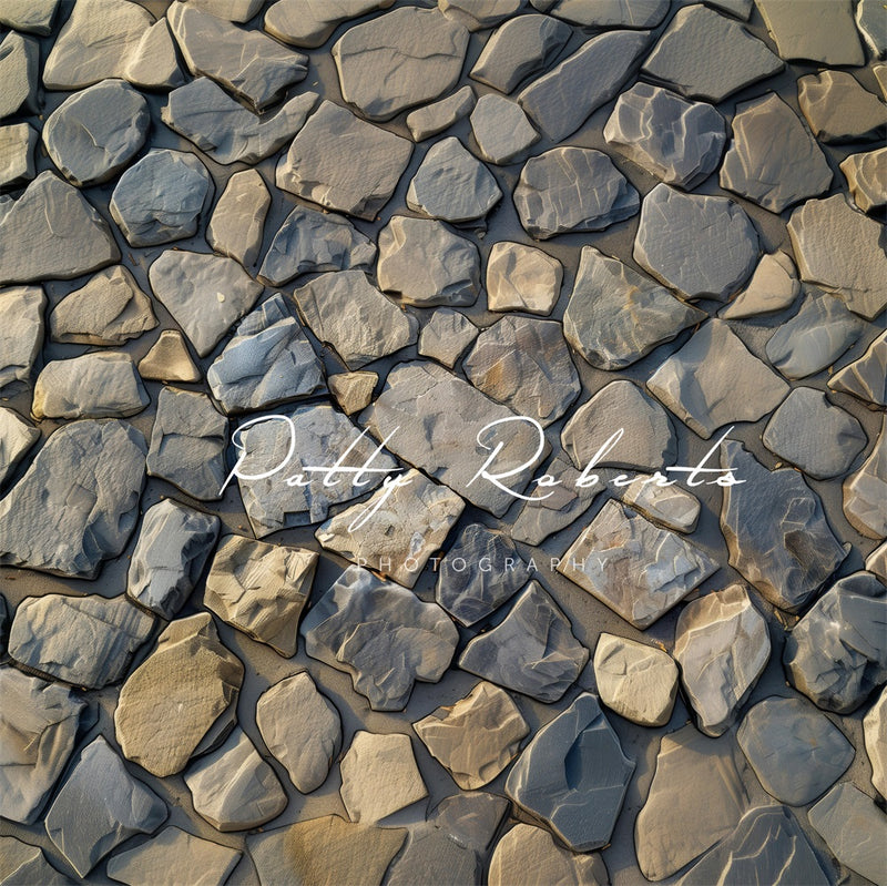 Natural Stone Mosaic Texture Backdrop